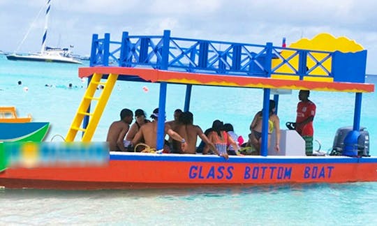 This is "HORIZON" Our lovely glass bottom boat that will take you on an unforgettable adventure of a life time!