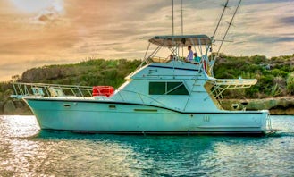 Charter 46' Hatteras 1 Motor Yacht in Seru boca, Curacao