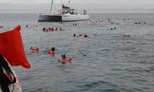 Catamarã de reggae Negril, mergulho com snorkel e passeio ao pôr do sol