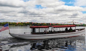 2 hours Cruise on 50ft “General Schuyler” Fantail Launch Classic Yacht In Saratoga Springs, New York