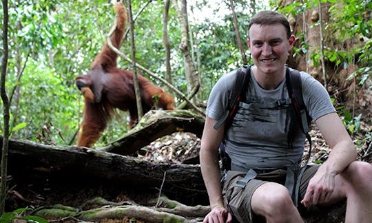 Visite de la faune à Bukit Lawang (1 jour de randonnée dans la jungle avec retour en rafting).