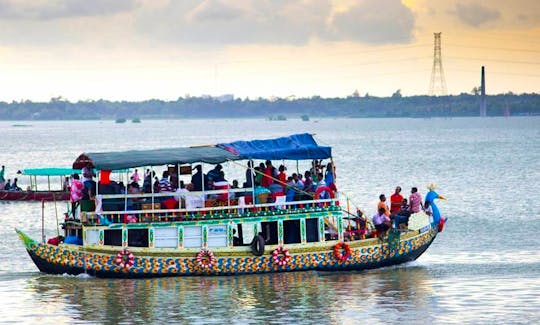 Charter Moyur Pankhi Passenger Boat in Dhaka, Bangladesh