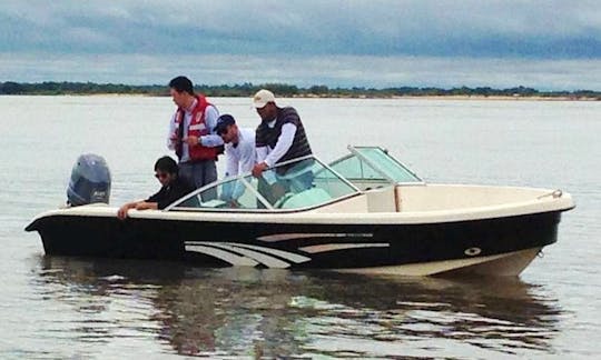 Private full day Fishing Tour in Paso de la Patria, Argentina on Bowrider