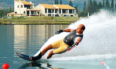 Water Skiing in Pithagorio, Greece