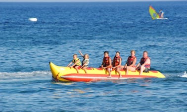 Banana Boat Rides and Sofa Rides in Rodos, Greece