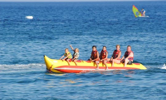 Banana Boat Rides and Sofa Rides in Rodos, Greece