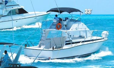 33ft ''Kin Kay'' Fishing Charter in Cancún, Mexico