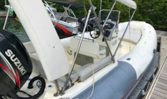 Rent 22' Semi Rigid Boat In Pointe-à-Pitre, Guadeloupe