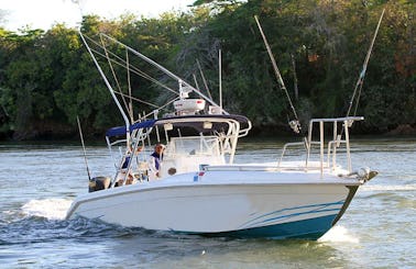 36' Al Dhaen Wavebreaker "Rattle Snail" Fishing Boat In Boca Chica