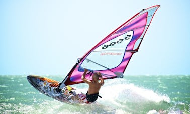 Enjoy Windsurfing in Kamari, Greece