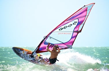 Enjoy Windsurfing in Kamari, Greece