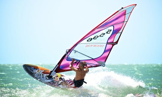 Enjoy Windsurfing in Kamari, Greece