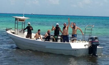 Tours de buceo en barco y cursos PADI en Playa del Carmen, México