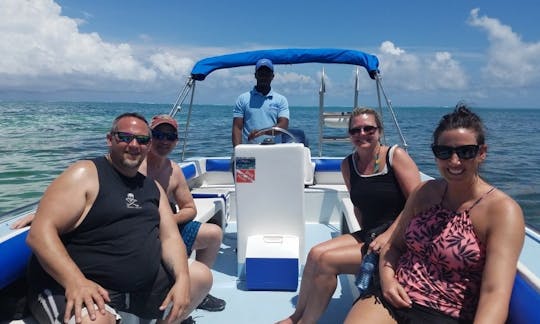 Excursão de mergulho com snorkel na cidade de Belize em nossos passeios!