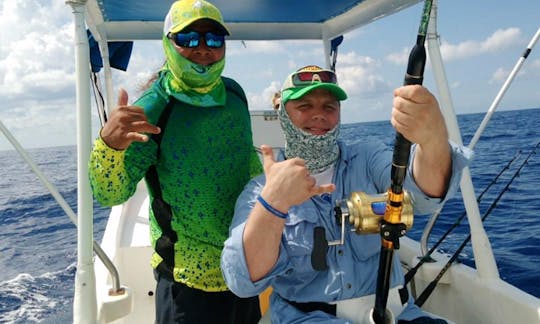 Enjoy Fishing in Playa del Carmen, Mexico on Centre Console