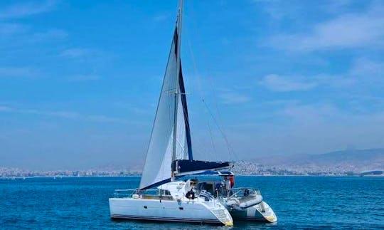 Charter 38' Lagoon Cruising Catamaran in Paleo Faliro, Greece
