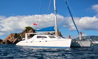 Charter 47' Leopard Cruising Catamaran in Cupe Coy, Sint Maarten
