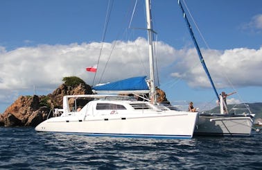Charter 47' Leopard Cruising Catamaran in Cupe Coy, Sint Maarten