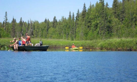 24' Jon Boat Charter in Skwentna, Alaska