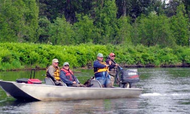 Alquiler de barcos Jon de 24 horas en Skwentna, Alaska