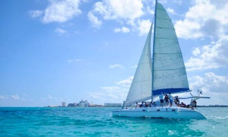 Wild Cat 35 Sailing Catamaran Charter for up to 12 people in Quintana Roo, Mexico