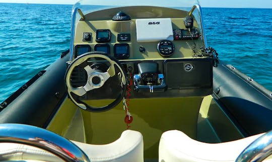 Charter 33' Skipper 4U Rigid Inflatable Boat in Paleo Faliro, Greece