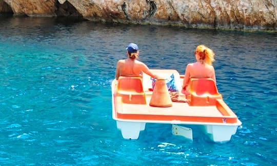 Hit the water on a Paddle Boat in Zakinthos, Greece