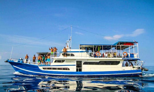 Charter 75' Passenger Boat at Mentawai Island, Siberut