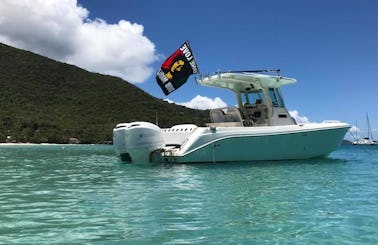 28' Everglades Boat Rental In U.S. Virgin Islands