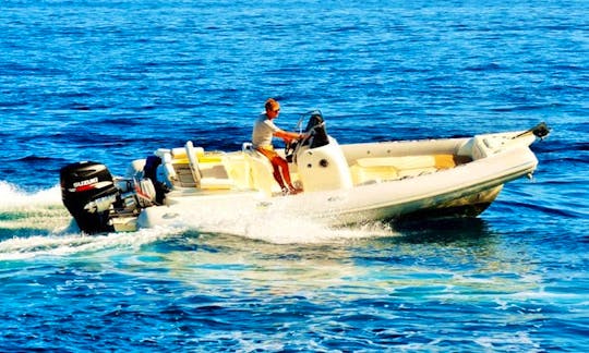 Colbac | Deluxe RIB hire in Loggos, Paxos | available in all Ionian Islands
