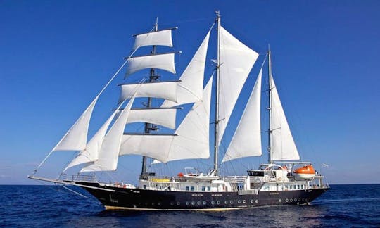 Carta de vela de luxo na Grécia e no Mediterrâneo
