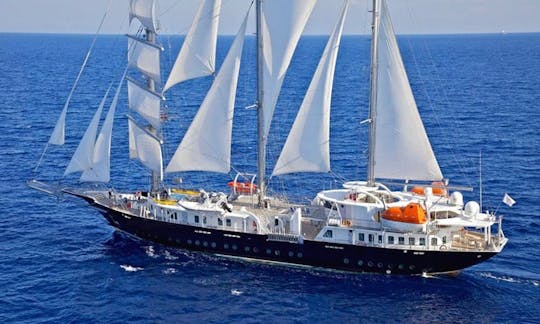 Carta de vela de luxo na Grécia e no Mediterrâneo