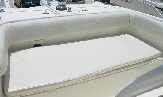 Front seating, World Cat Sport Fishing Boat off the Zanzibar Archipelago, Tanzania