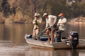 Fishing Trip (Children Can Join) in North-West District, Botswana on a Dinghy