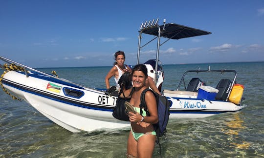 Great Fishing Day in Vilanculos, Mozambique on a Center Console