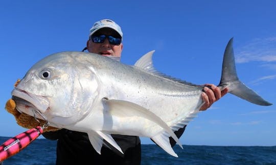 Enjoy Fishing in Vilanculos, Mozambique on 38' Game Changer Sport Fisherman