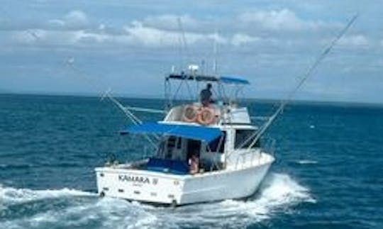 Disfruta de la pesca en Shimoni, Kenia, en el Kamara II Sport Fisherman de 42 pies