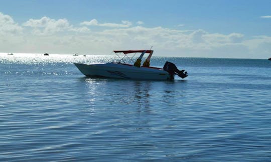 Rent this Resigraft Bowrider in Rivière Noire, Mauritius for up to 10 person