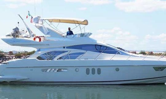 Charter 58' Azimut Power Mega Yacht in Baja California Sur, Mexico