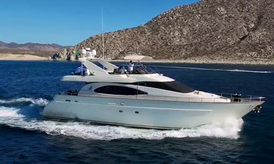 Charter 80' Azimut Power Mega Yacht in Baja California Sur, Mexico