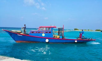 Enjoy Fishing in Keyodhoo, Maldives on Submarine Cuddy Cabin