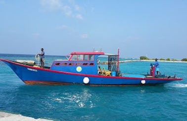 Enjoy Fishing in Keyodhoo, Maldives on Submarine Cuddy Cabin