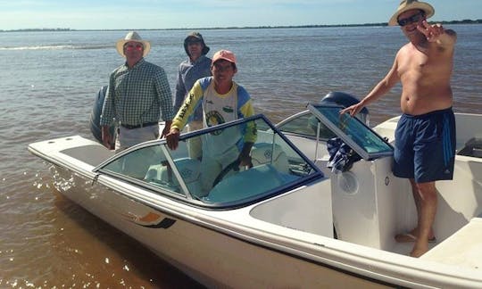 Spend time fishing in Paso de la Patria, Argentina on Bowrider