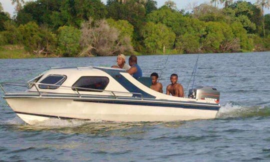 Fishing in Victoria Falls, Zimbabwe on Cuddy Cabin