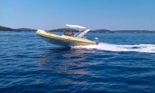 Rent This 12 People Sacs Rigid Inflatable Boat in Hvar, Splitsko-dalmatinska županija