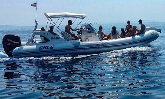 10 Persons Sacs Rigid Inflatable Boat For Rent in Hvar, Splitsko-dalmatinska županija