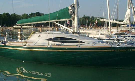 32' Scholtz sailsyacht for rent in Lake Balaton, Hungary