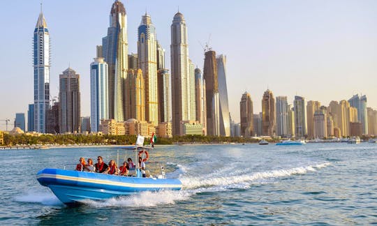 Passeio de barco a jato em Dubai, Emirados Árabes Unidos