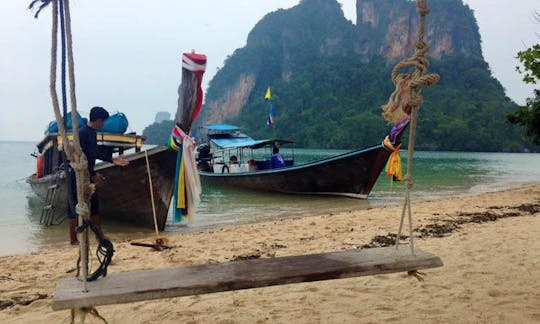 Rent a Private Long Tail Boat Tour: 2 Days in Koh Phi Phi & 4 Islands Sunset, Krabi