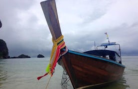 Rent a Private Long Tail Boat Tour: 2 Days in Koh Phi Phi & 4 Islands Sunset, Krabi